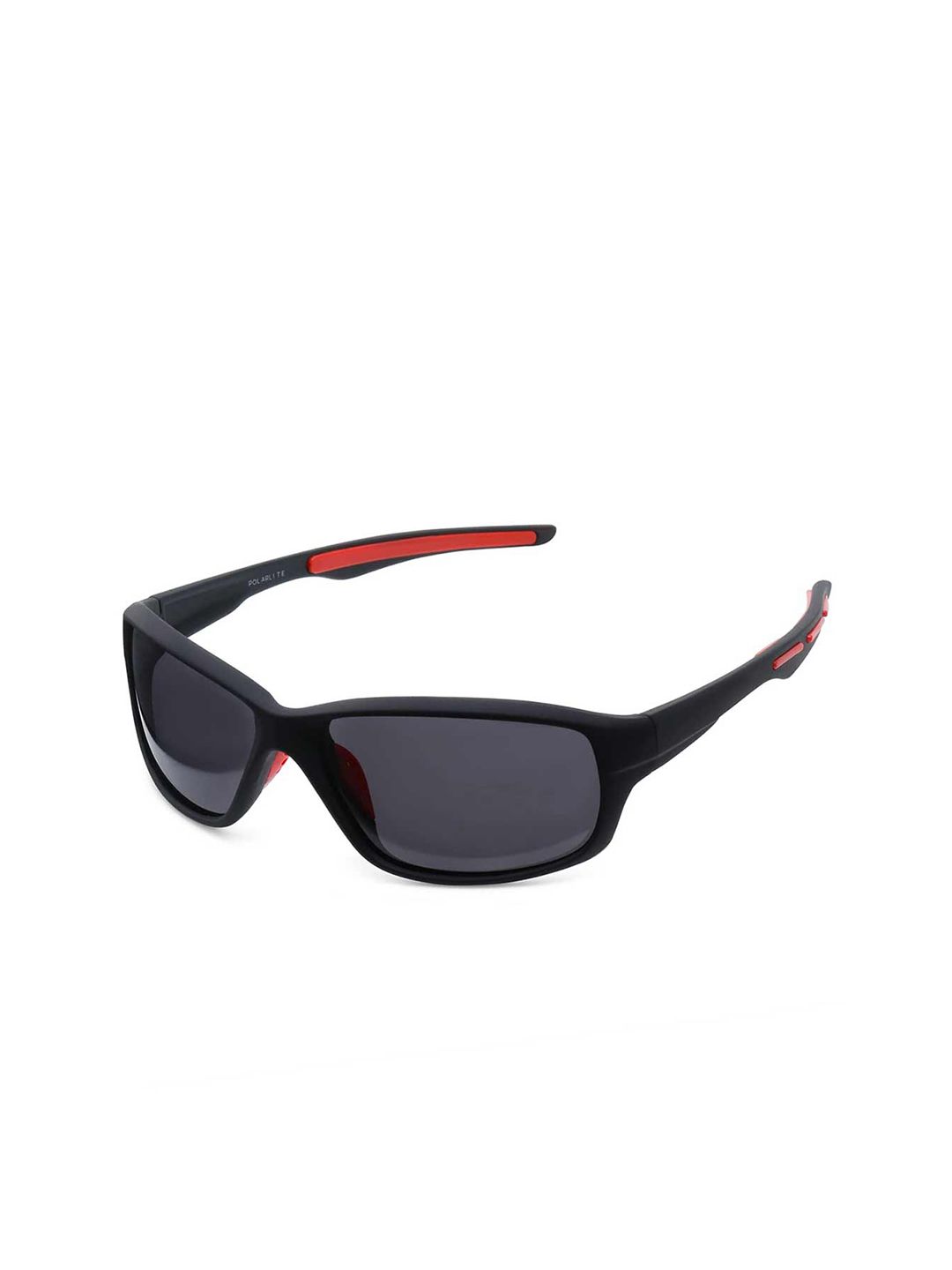 Intellilens Unisex Black Lens & Black Wayfarer Sunglasses