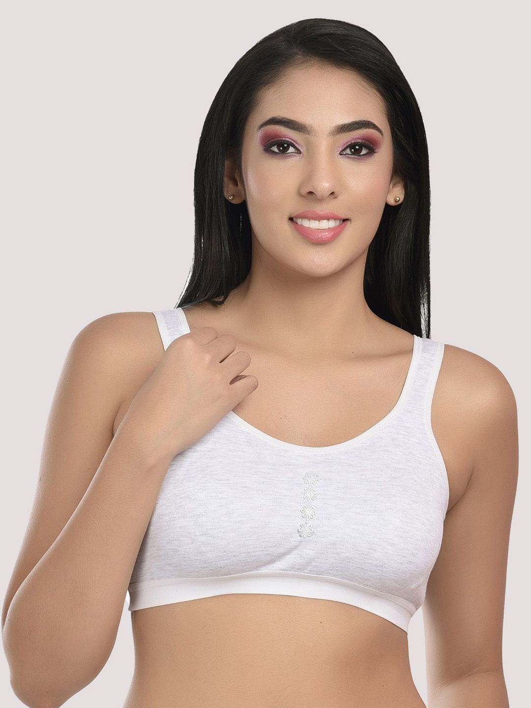 StyFun Grey Non-Padded Bra Price in India