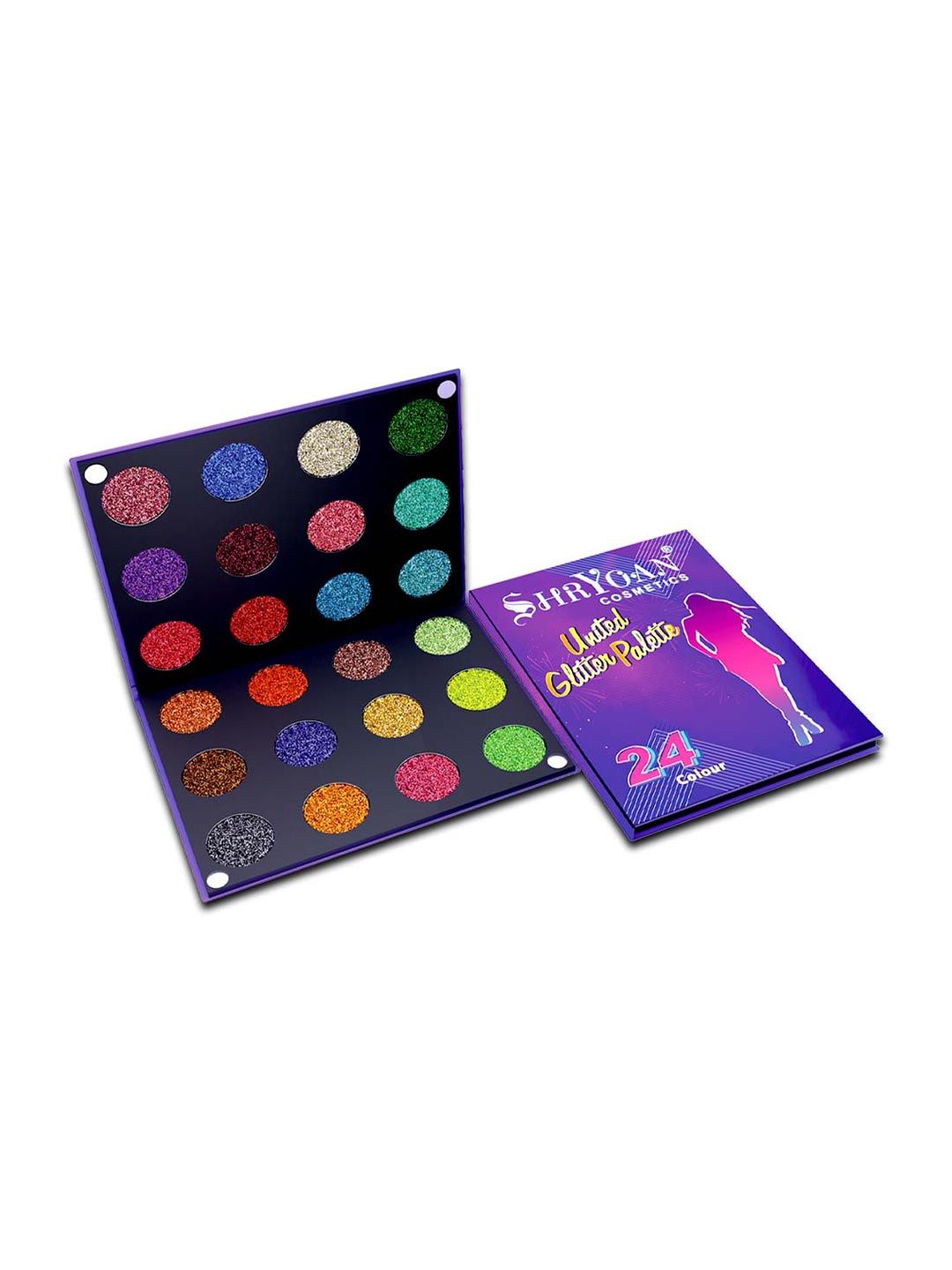 SHRYOAN Women United Glitter Eyeshadow Palette-36g Price in India