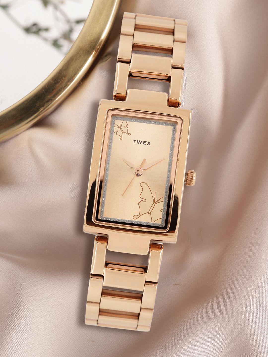 Timex Women Rose Gold-Toned Analogue Watch - TWEL11303 Price in India