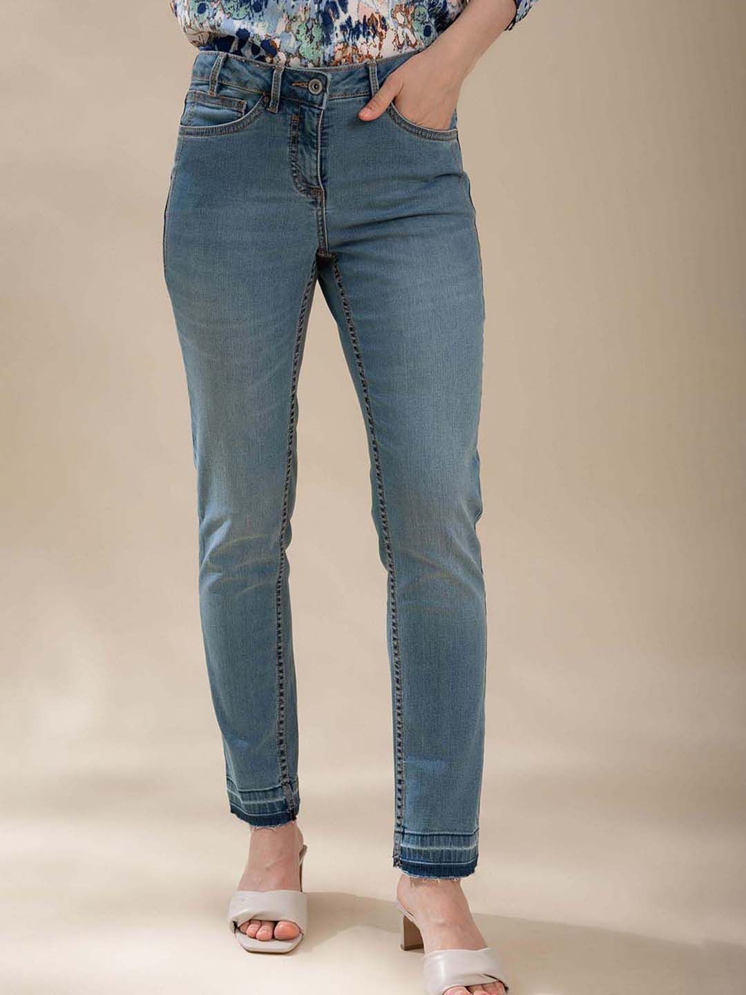 B Copenhagen Women Blue Light Fade Stretchable Jeans Price in India