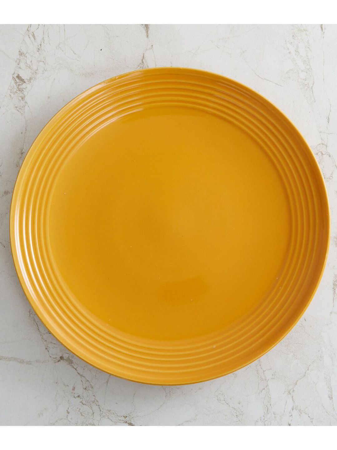 Home Centre Yellow & 1 Pieces Stoneware Glossy Plates Price in India