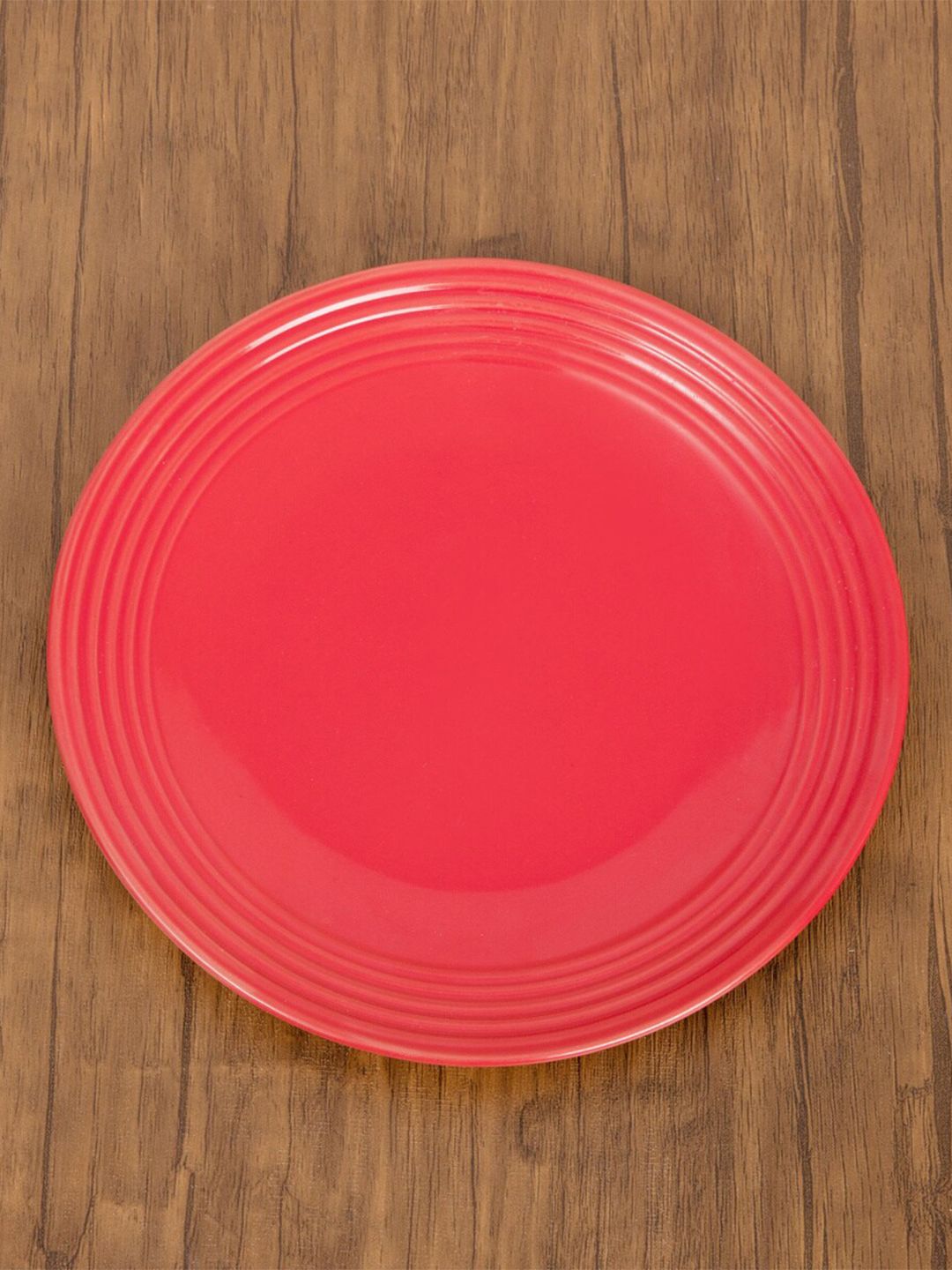 Home Centre Red & 1 Pieces Stoneware Glossy Plates Price in India