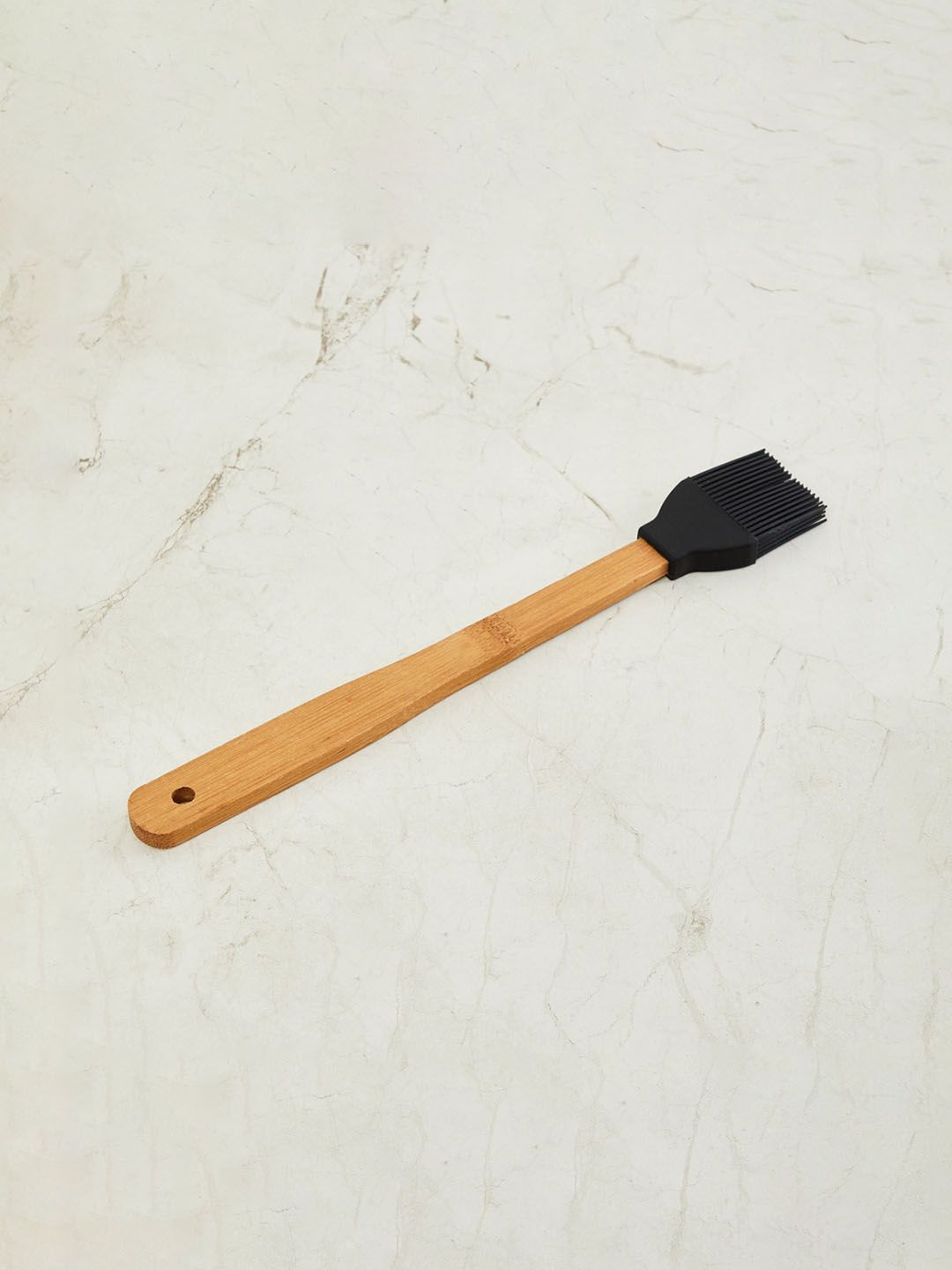 Home Centre Black Altos Silicone Brush with Bamboo Handle Price in India