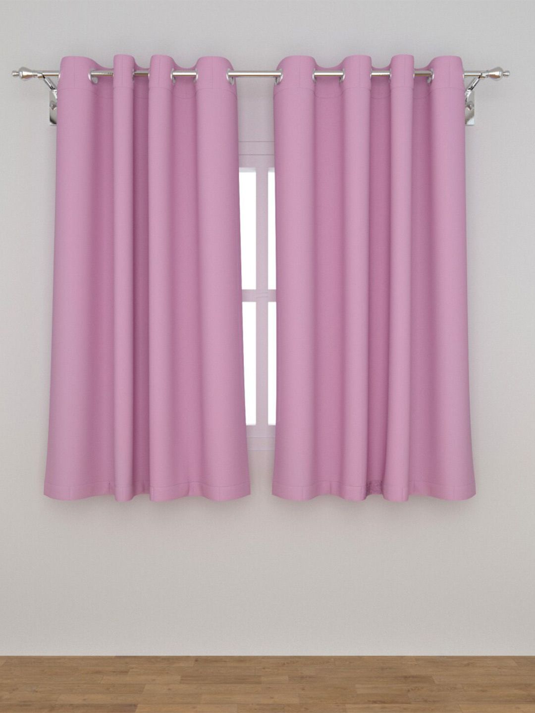 Home Centre Purple Set of 2 Black Out Window Curtain Price in India