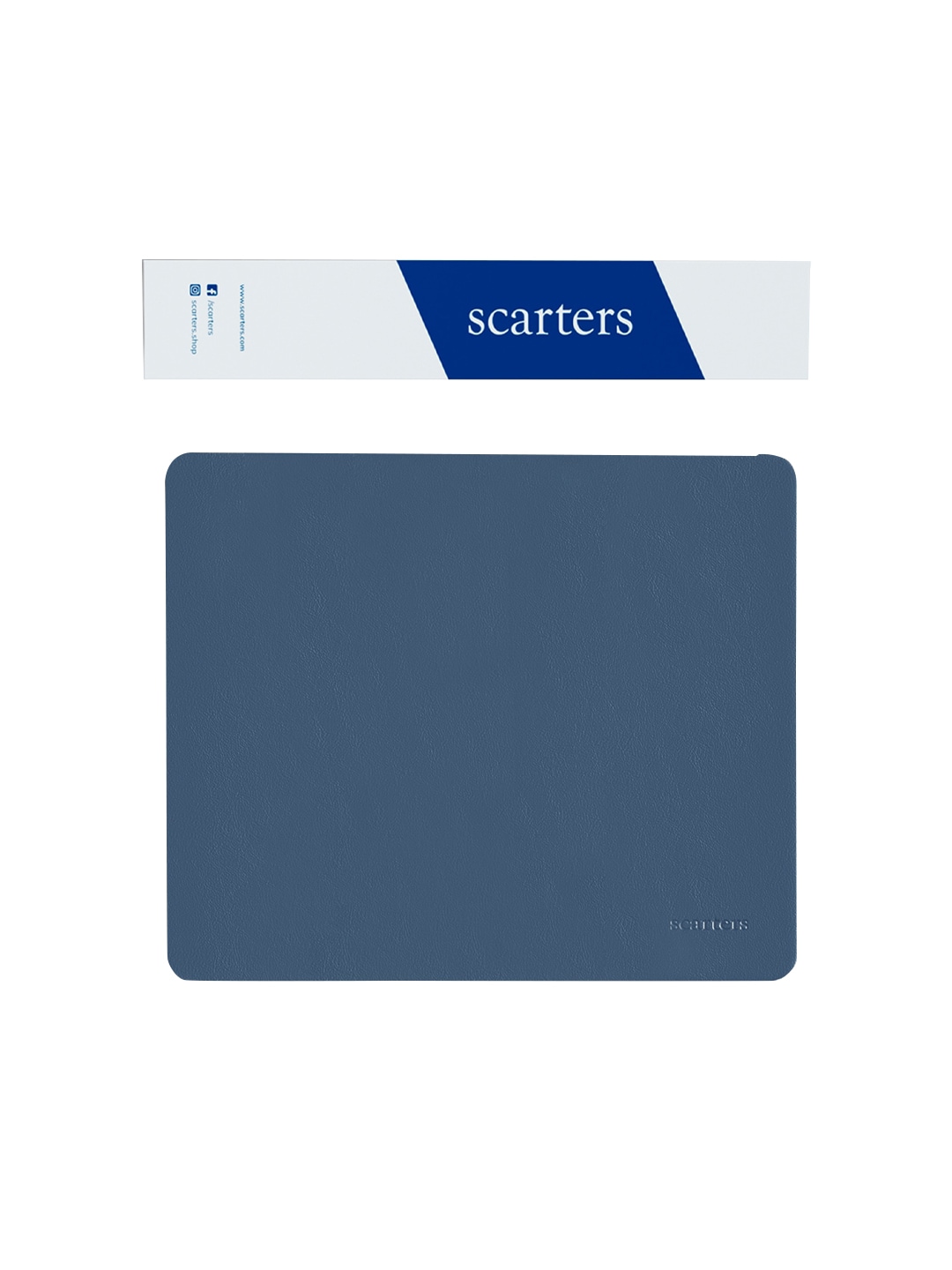 scarters Adults-Unisex Navy Blue Solid Water Resistant Mousepad Price in India
