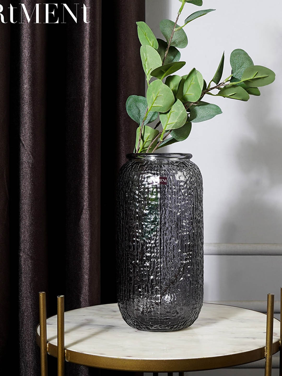 THE ARTMENT Grey Bohemian Spring of Fantasy Vase Price in India