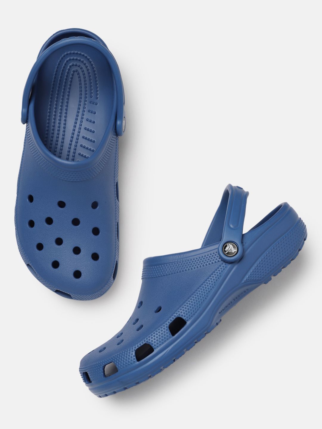 Crocs Unisex Blue Solid Clogs