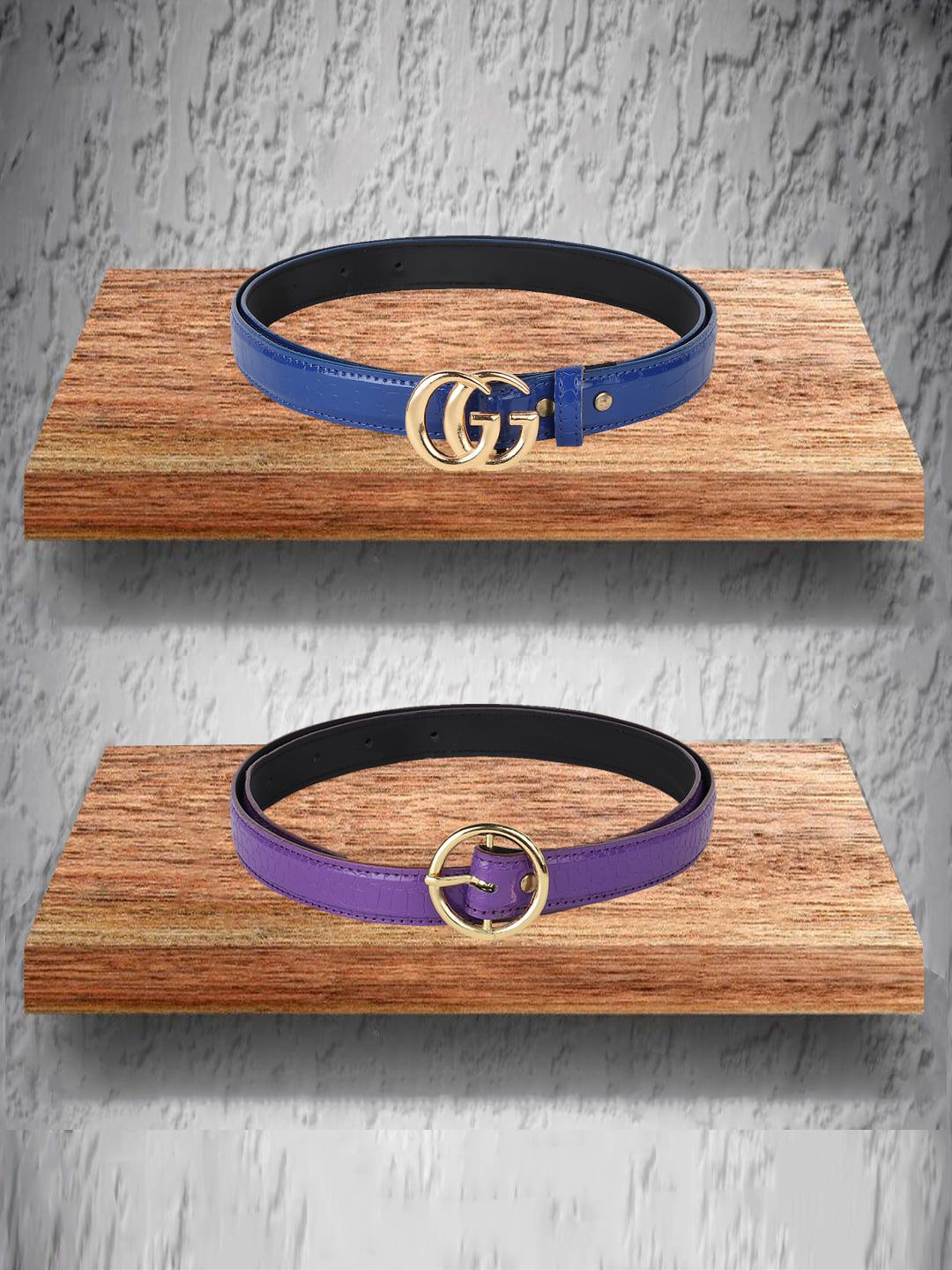 Swiss Design Women set of 2 belts Price in India