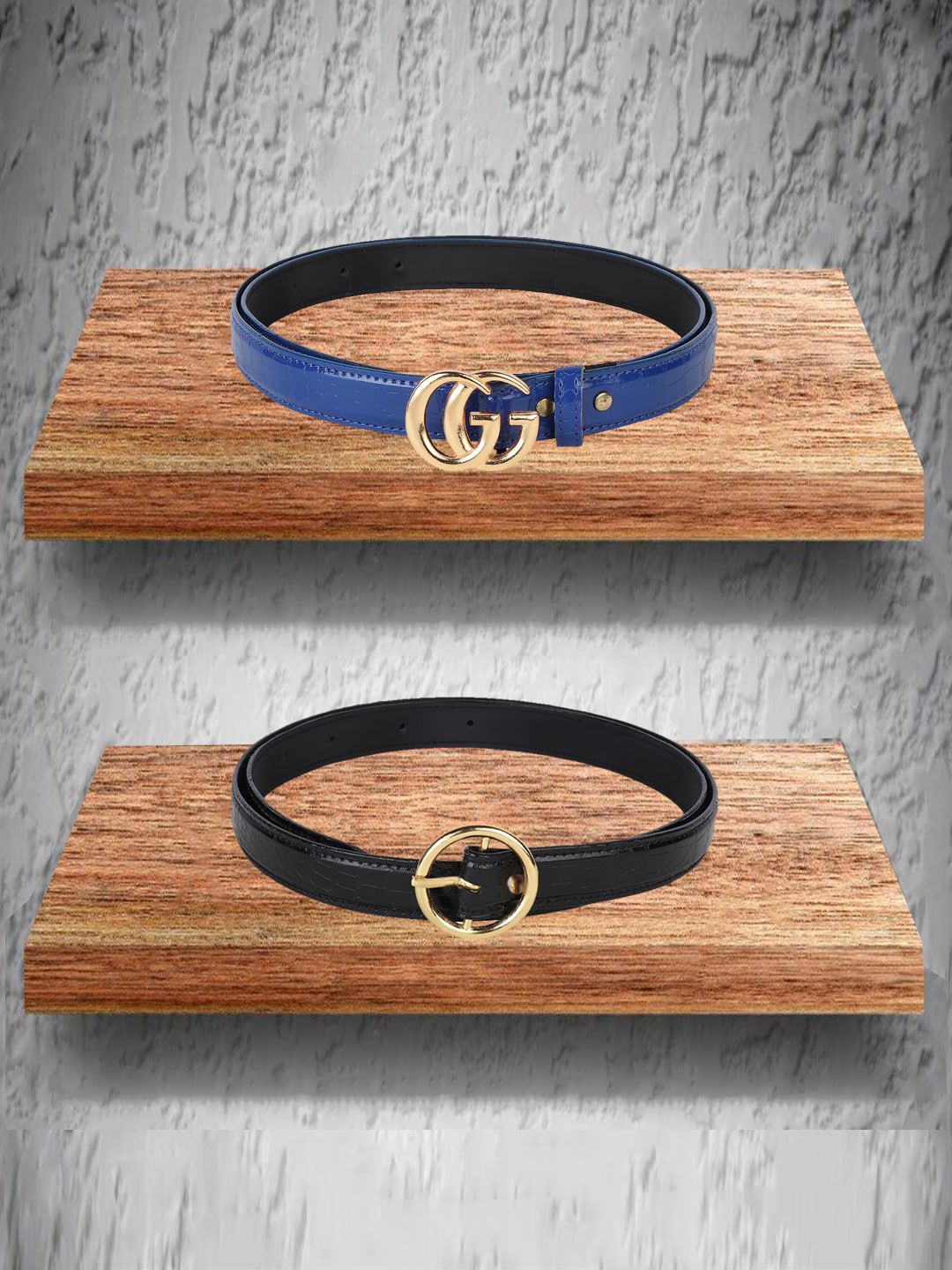 Swiss Design Women set of 2 belts Price in India