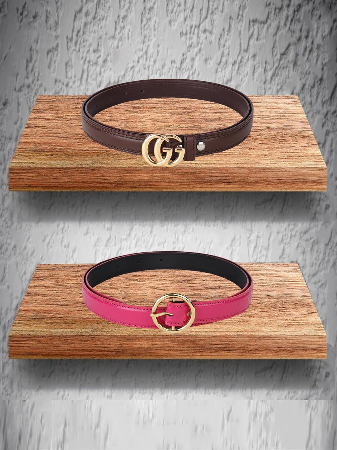 Swiss Design Pack Of 2 Belts For Women Price in India