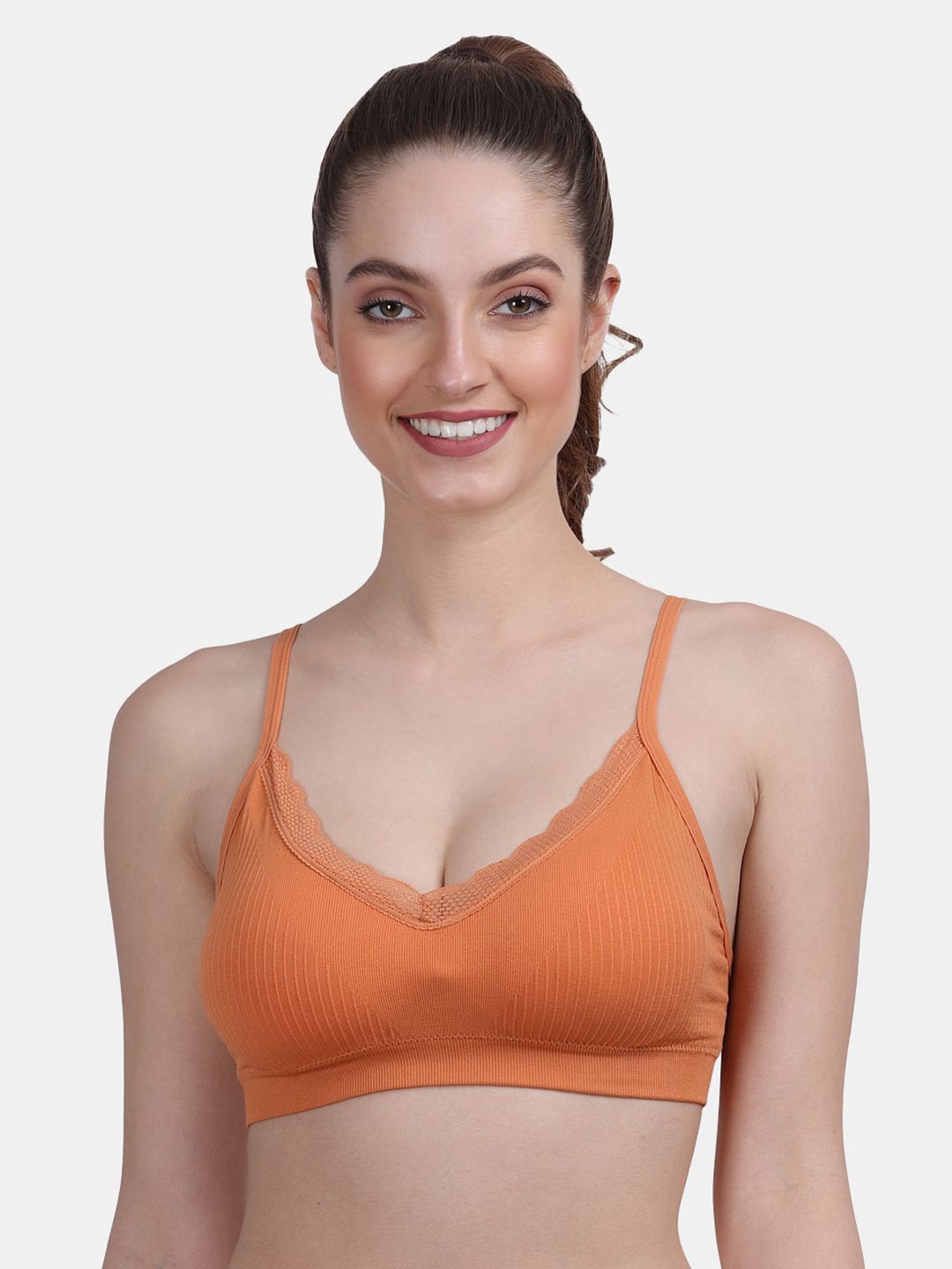 Amour Secret Orange Bra Price in India