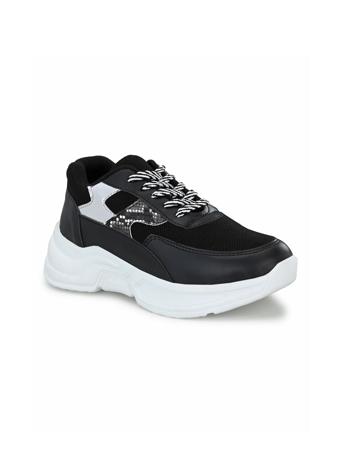HERE&NOW Women Black Casual Sneakers Price in India