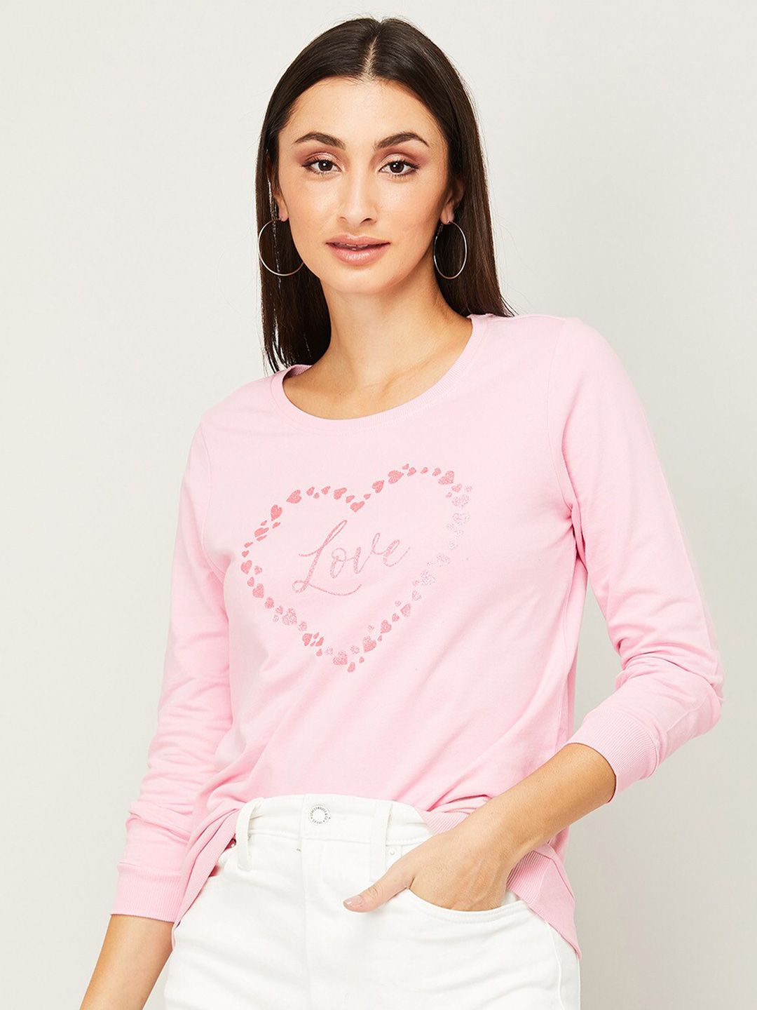Fame Forever by Lifestyle Women Pink Sweatshirt Price in India