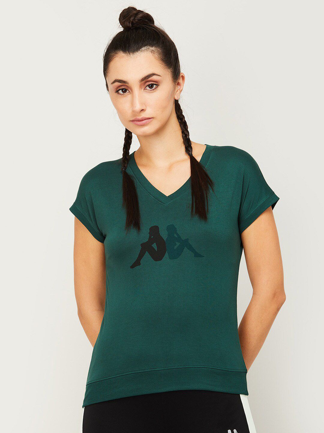 Kappa Women Olive Green Sweatshirt Price in India