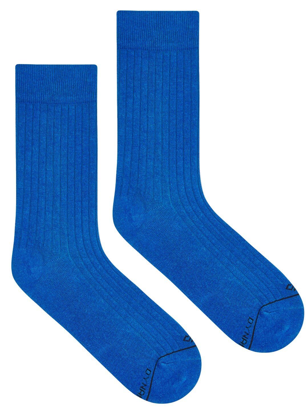 Dynamocks Unisex Teal Solid Crew-Length Socks