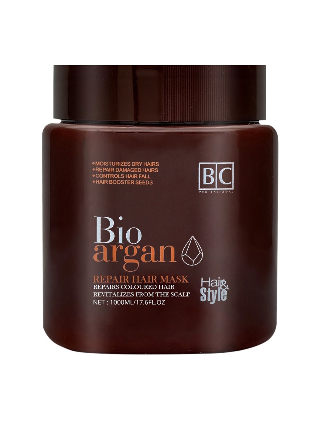 Berina Bio Argan Oil Hair Repair Mask - 1000ml Price in India
