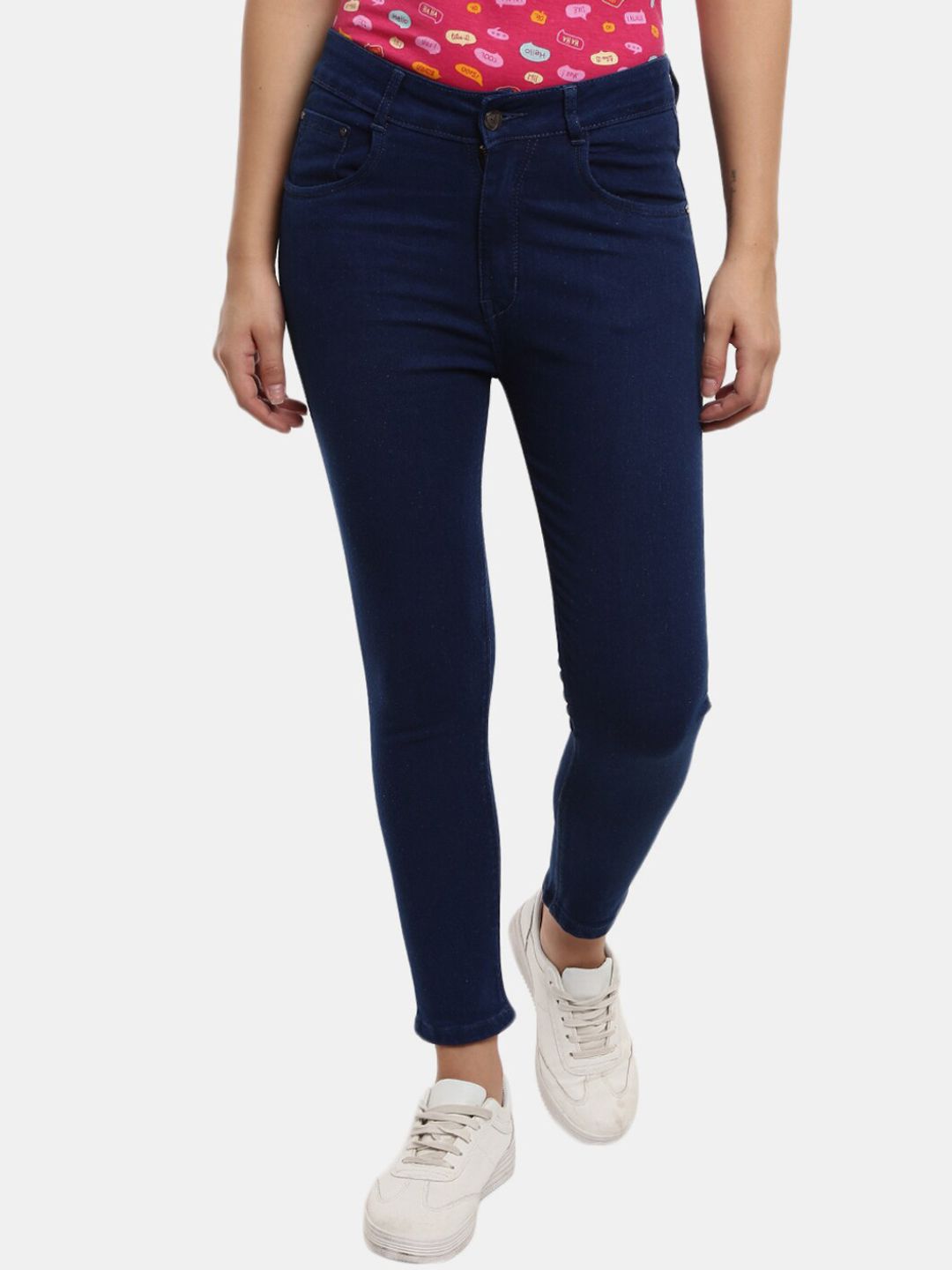 V-Mart Women Blue Classic Jeans Price in India