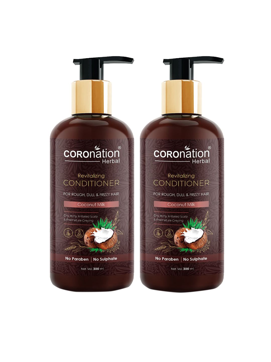 COROnation Herbal Set of 2 Hair Conditioner 600ml Price in India