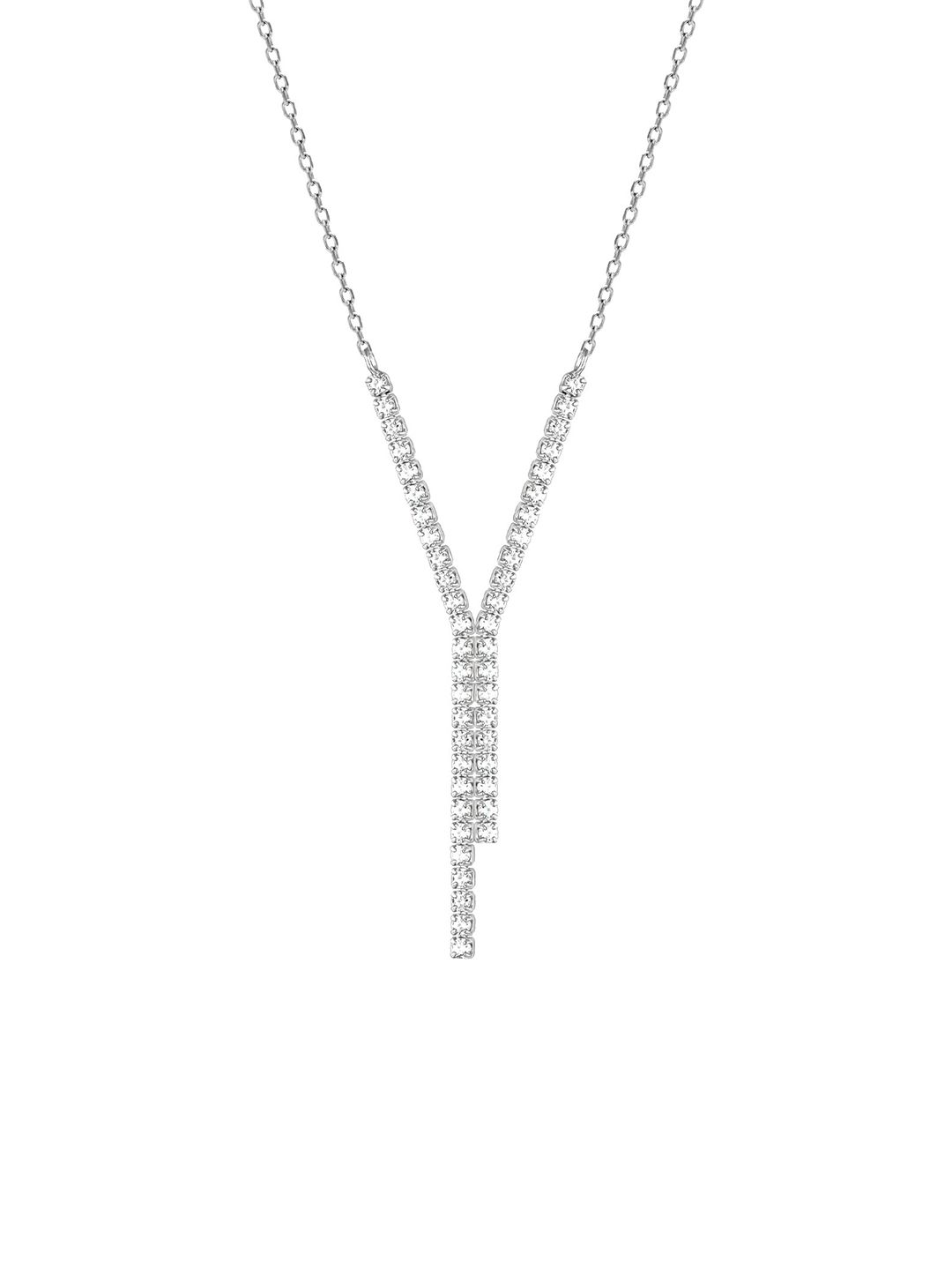 GIVA Silver-Toned Sterling Silver Rhodium-Plated Chain Price in India