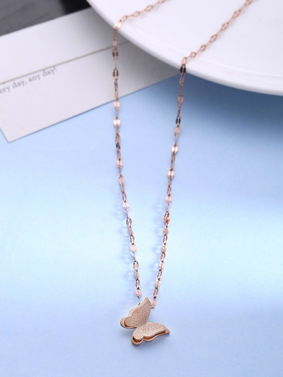 kashwini Rose Gold Rose Gold-Plated Necklace Price in India