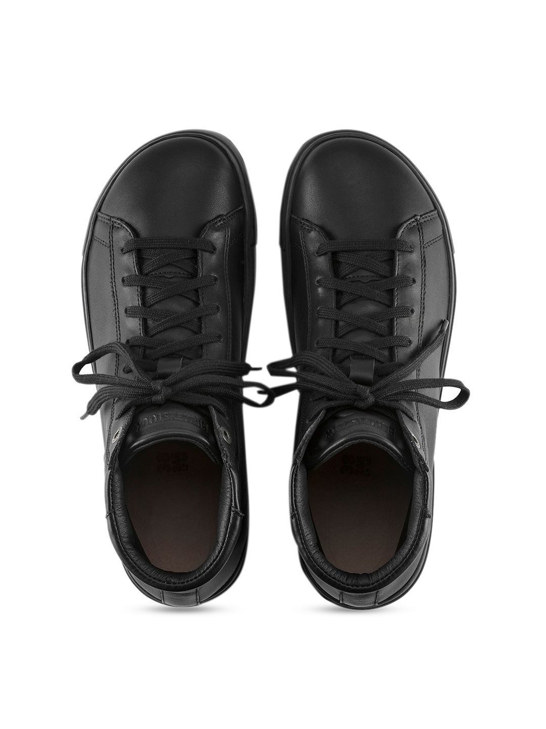 Birkenstock Unisex Black Regular Width Bend Leather Sneakers Price in India