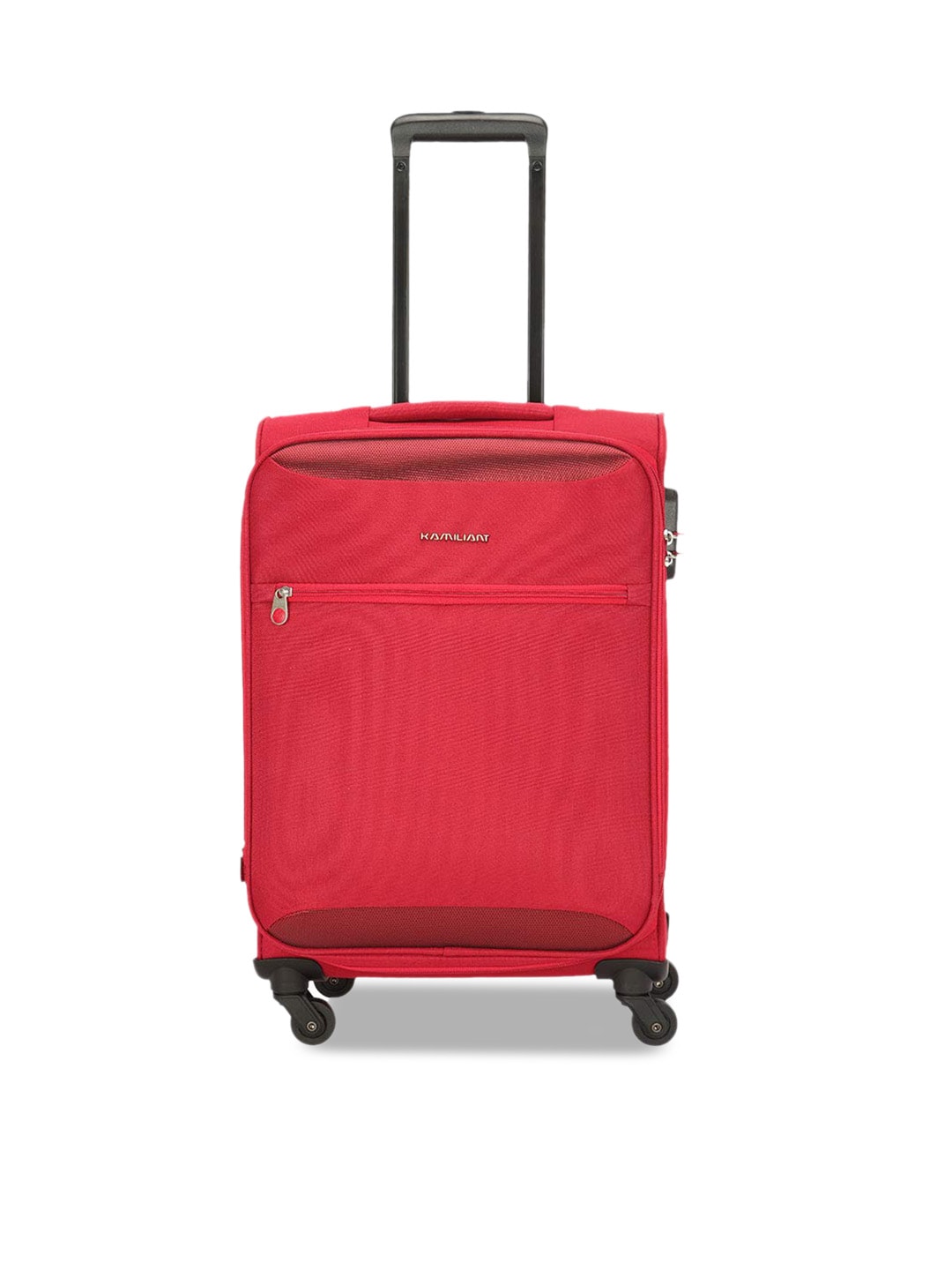 KAMILIANT  Maroon Solid Cabin Trolley Bag Price in India