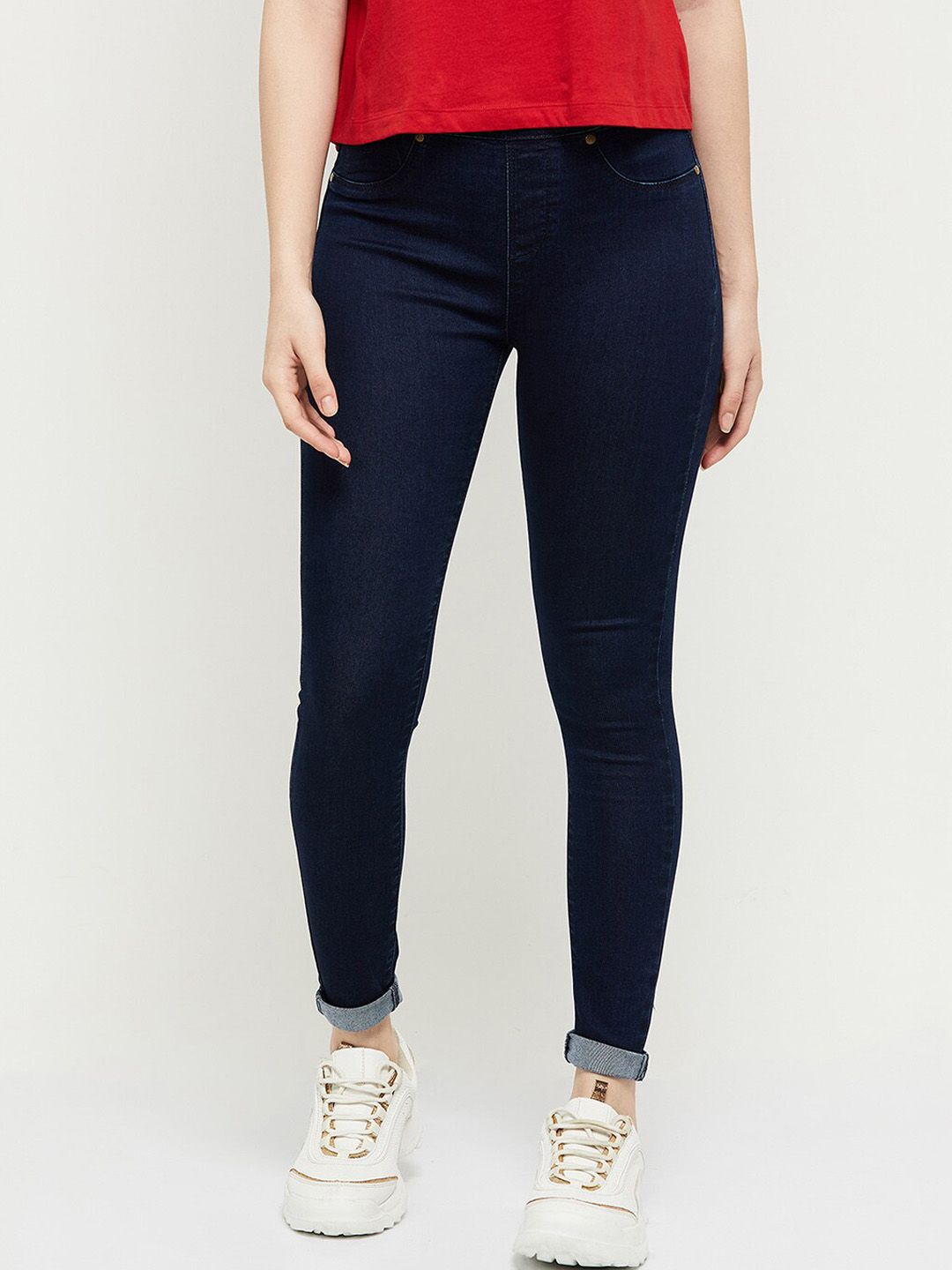 max Women Blue Jeans Price in India