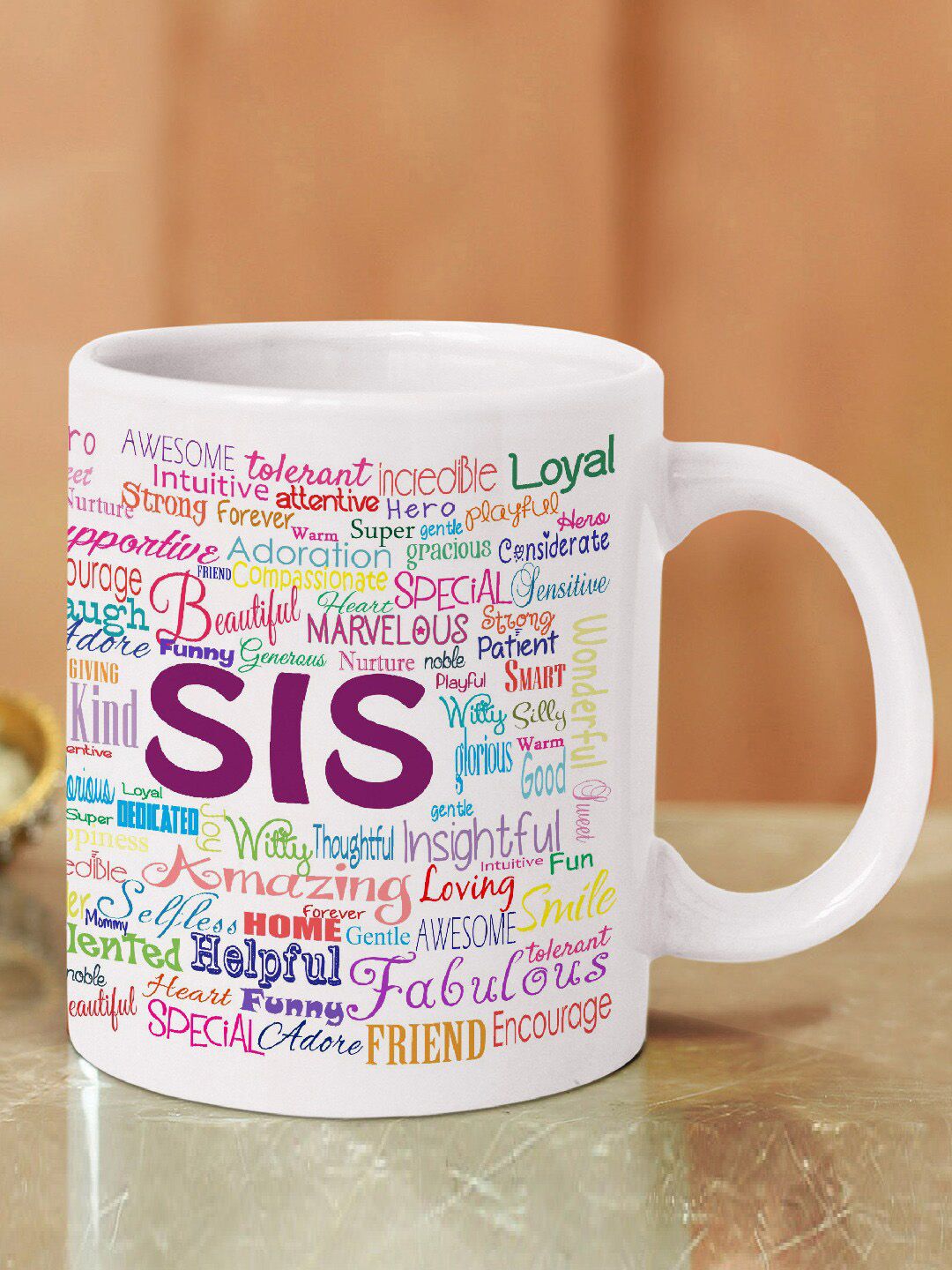 TIED RIBBONS Multicoloured Printed Coffee Mug Price in India