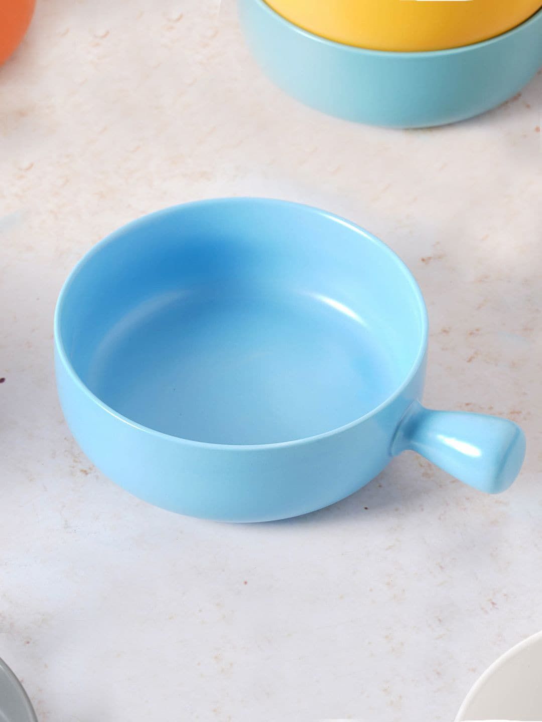 Nestasia Blue Solid Bowl - 600 ml Price in India