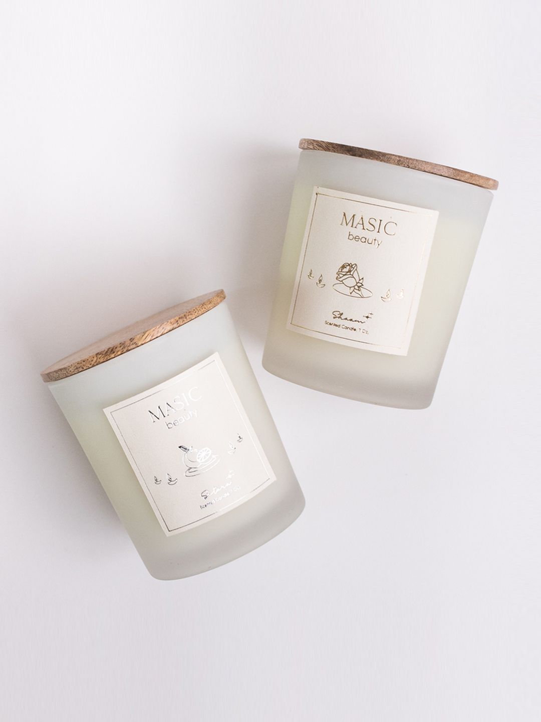 MASIC beauty The Festive Collection - 2 Scented Candles - Shaam & Sitara - 200g each Price in India