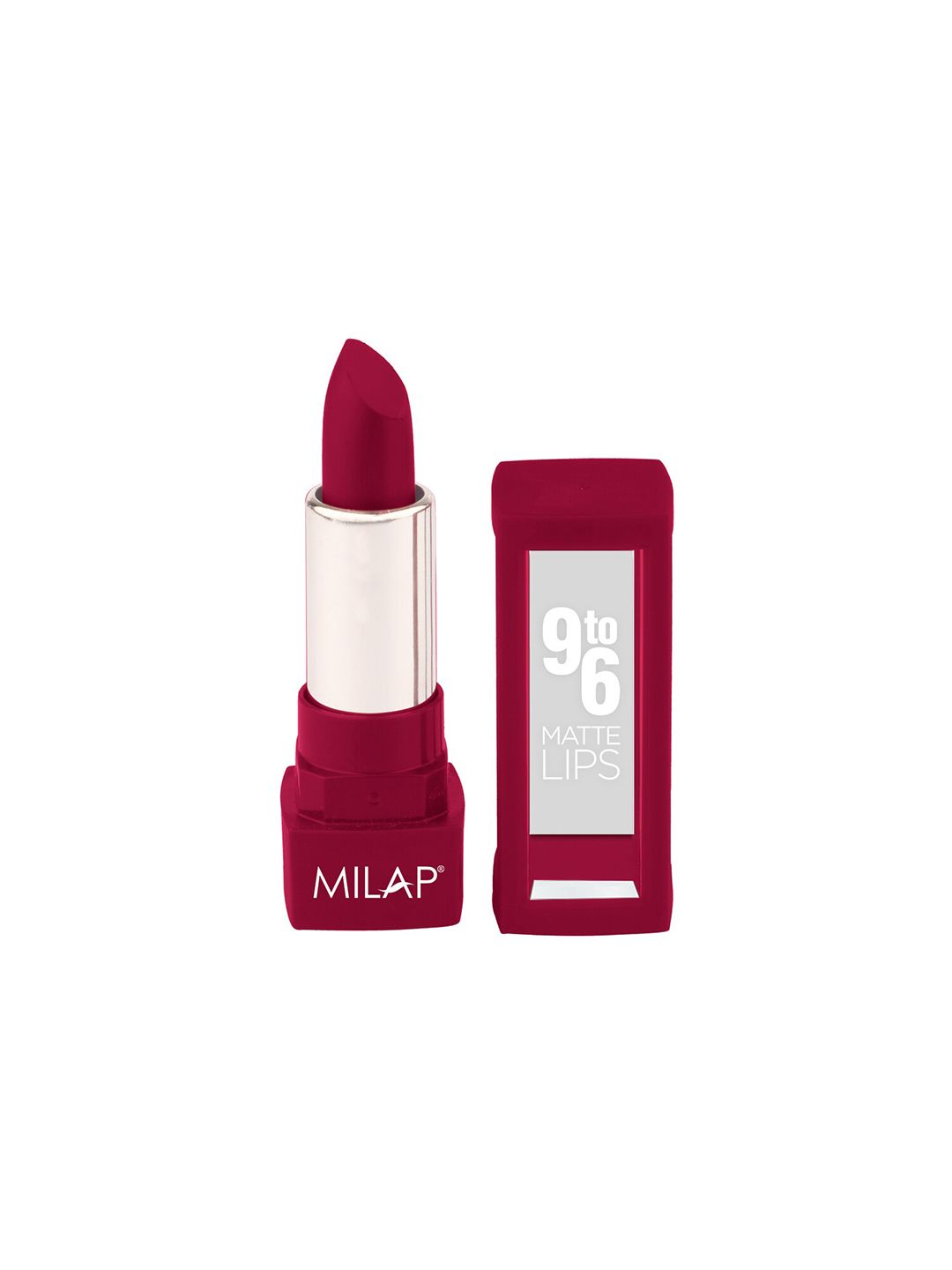 MILAP Red 9 to 6 Long Wear Matte Lipstick- 4.2 g- Live It Up Price in India