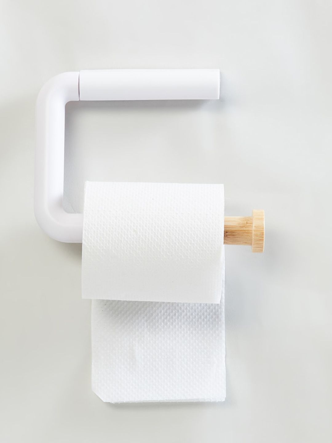 Home Centre White Solid Wall Mounted Toilet Roll Holder Price in India