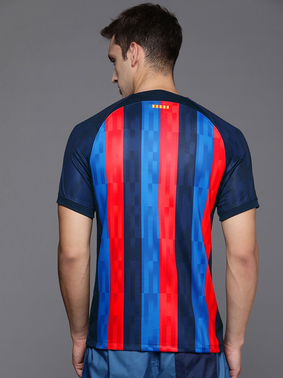 Buy Nike Men Blue & Red FC Barcelona Dri-FIT Jersey - Tshirts for