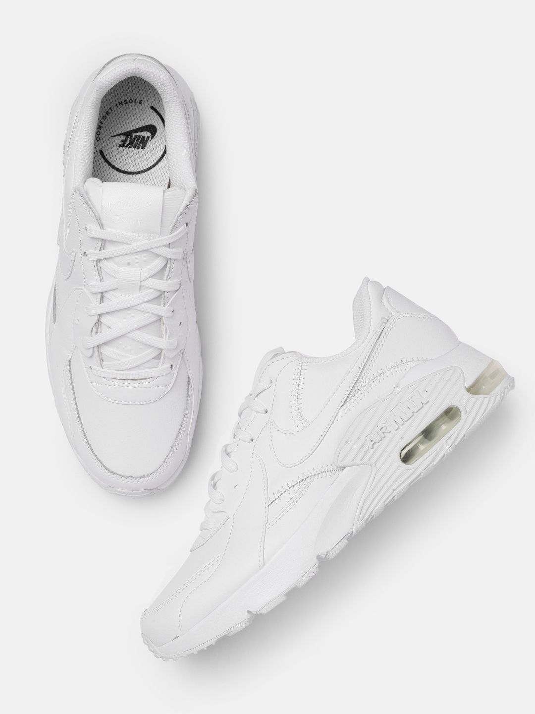 Nike Women White AIR MAX EXCEE LEA Leather Sneakers Price in India