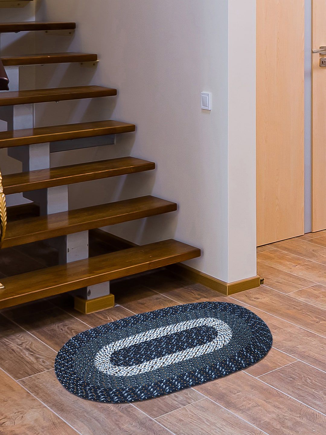 Pano Blue Braided Doormats Price in India
