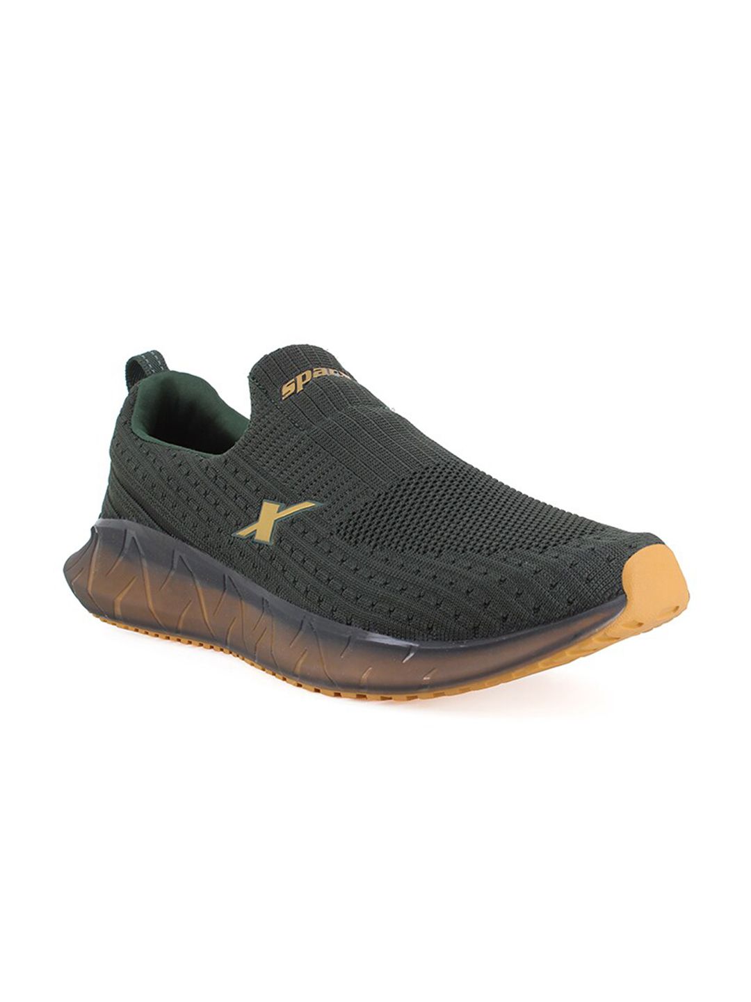 Sparx Men Green Textile Walking Non-Marking Shoes