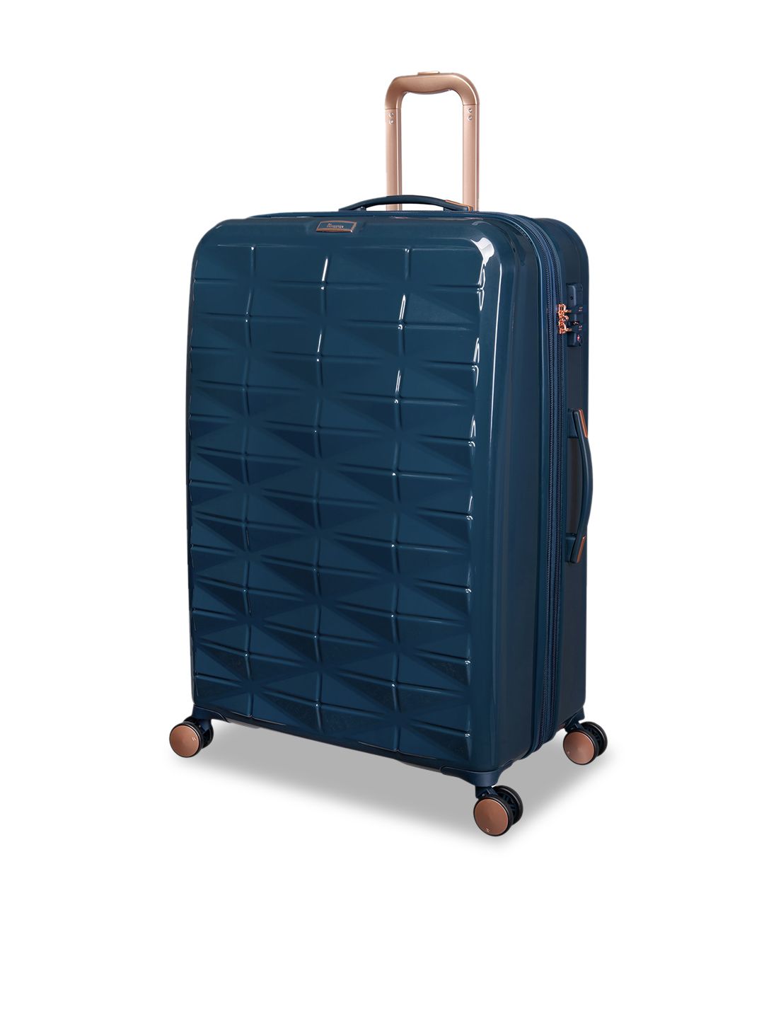 IT luggage Unisex Blue Certify Large Expandable Trolley Bag Price in India