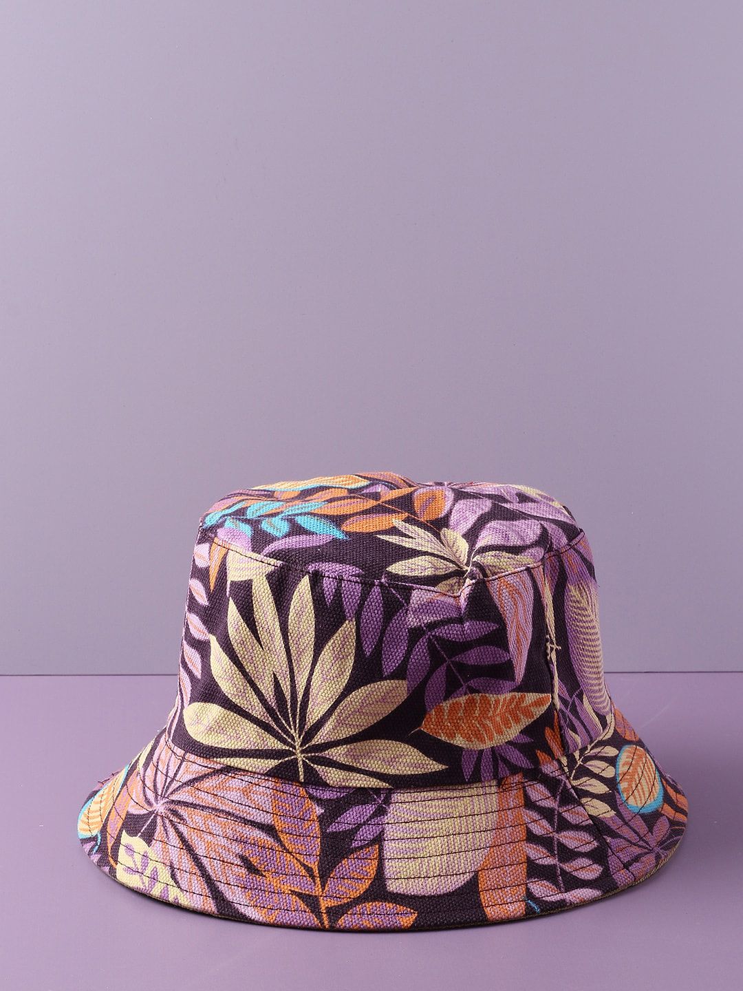 HAUTE SAUCE by Campus Sutra Women Purple Floral Printed Bucket Hat Price in India