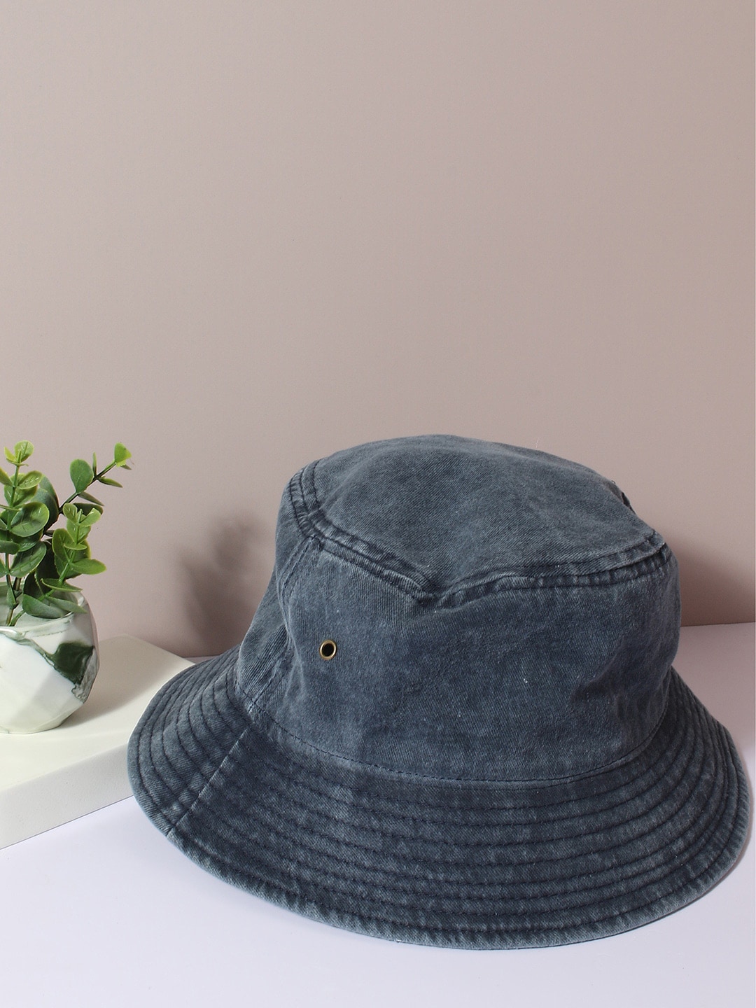 HAUTE SAUCE by Campus Sutra Women Blue Solid Bucket Hat Price in India