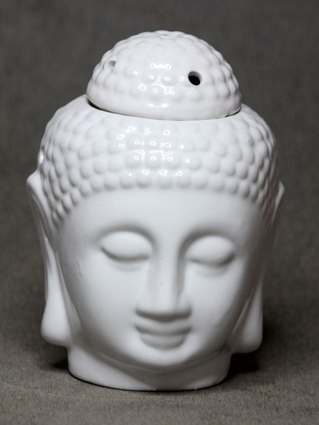 Brahmz White Ceramic Buddha Head Aroma Oil Diffuser Price in India