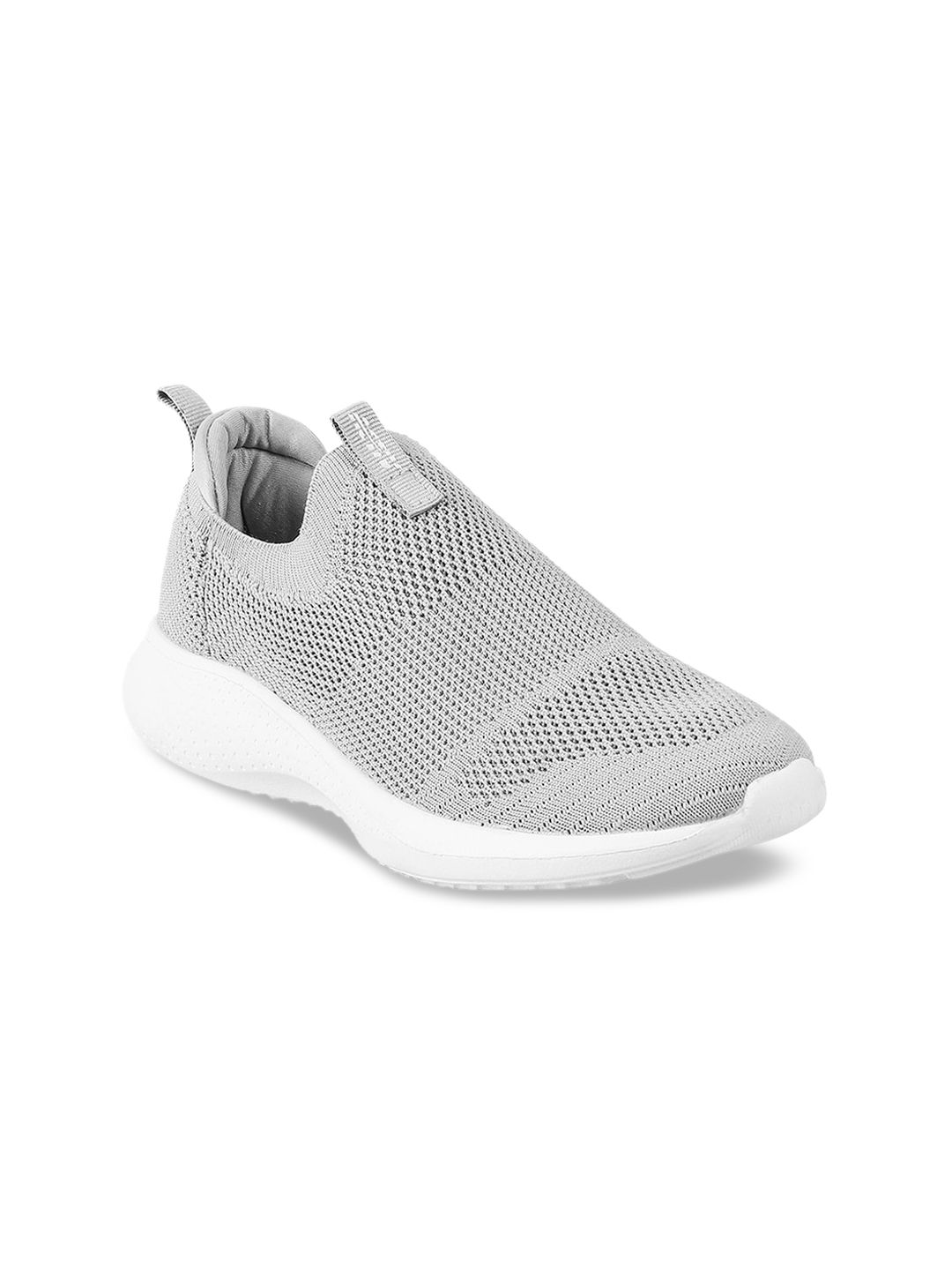 ACTIV Women Grey Woven Design Slip-On Sneakers Price in India