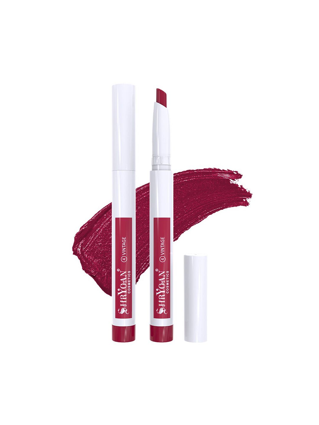 SHRYOAN Maroon Non-Transfer Waterproof Smudge Proof Matte Lipstick-Vintage Price in India