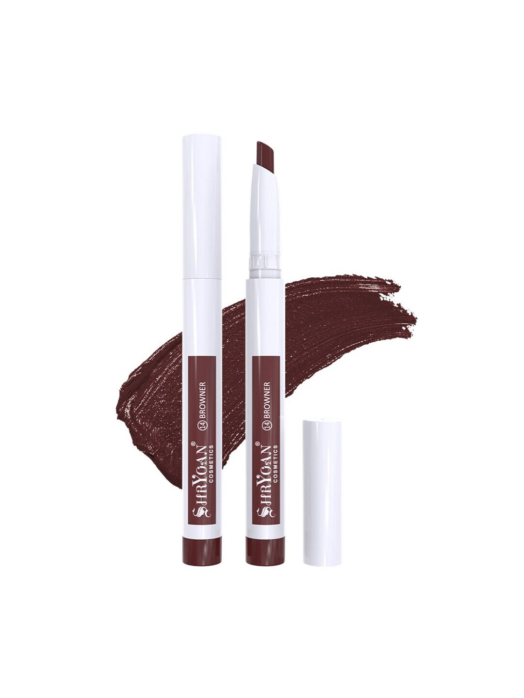SHRYOAN Women Non Transfer 24 Hours Smudge Proof Lipstick - Browney 100g Price in India