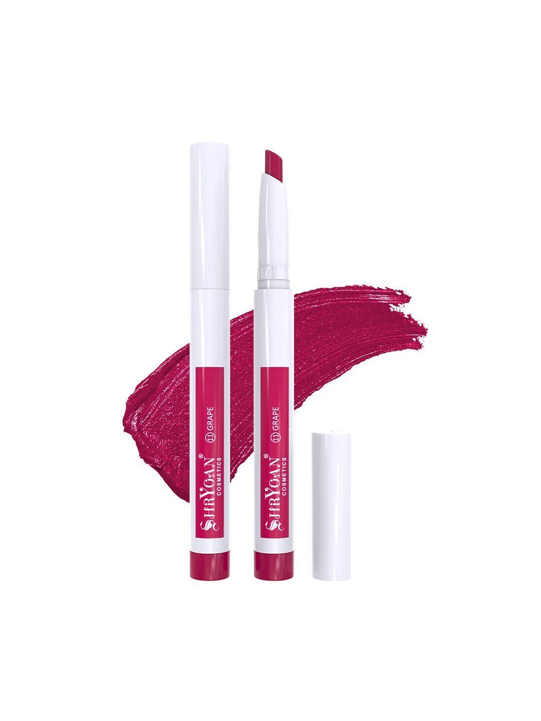 SHRYOAN Grape Non Transfer 24 Hours Waterproof Smudge Proof Lipstick SYNT-005-SH-GRPE Price in India