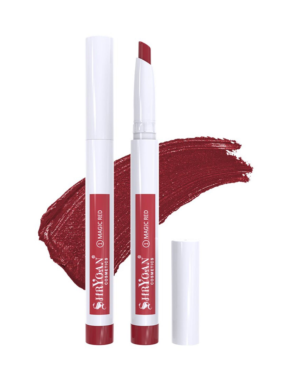 SHRYOAN Non Transfer 24 Hours Smudge Proof Lipstick - Magic red Price in India
