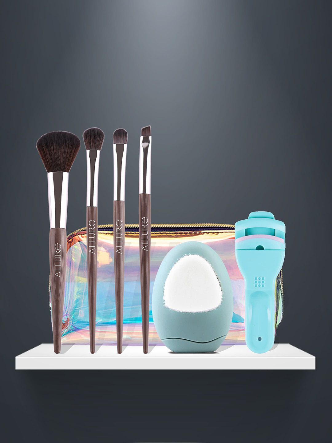 ALLURE Black Makeup Brush Gift Set Price in India