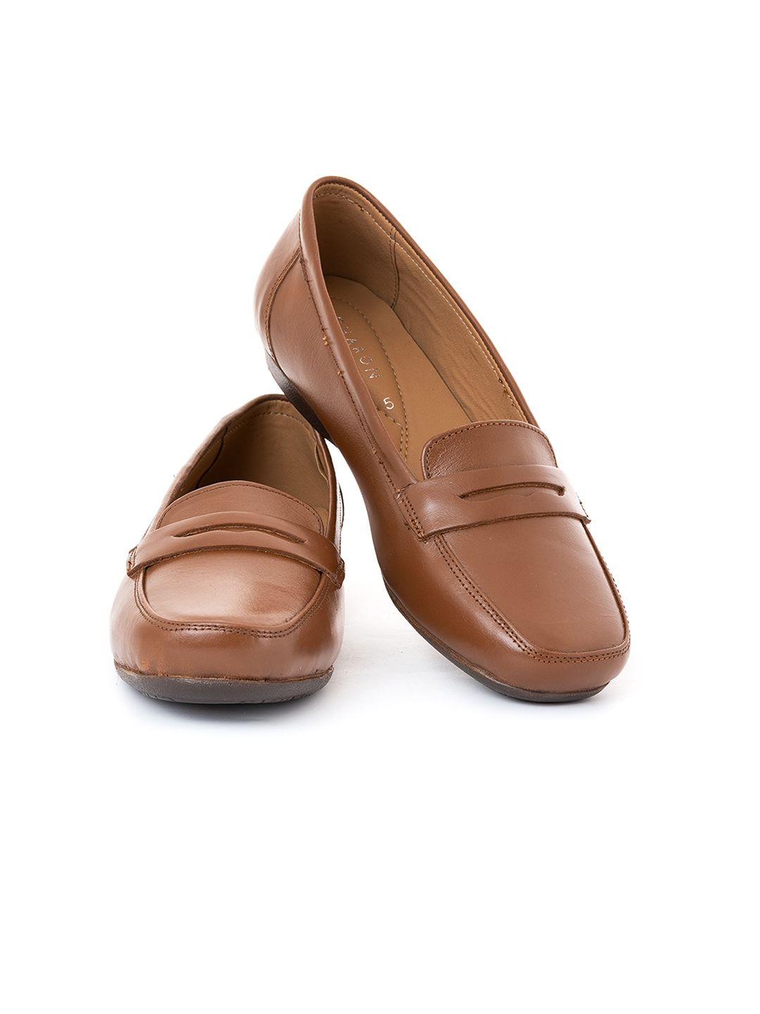 Khadims Women Brown Slip-On Sneakers Price in India