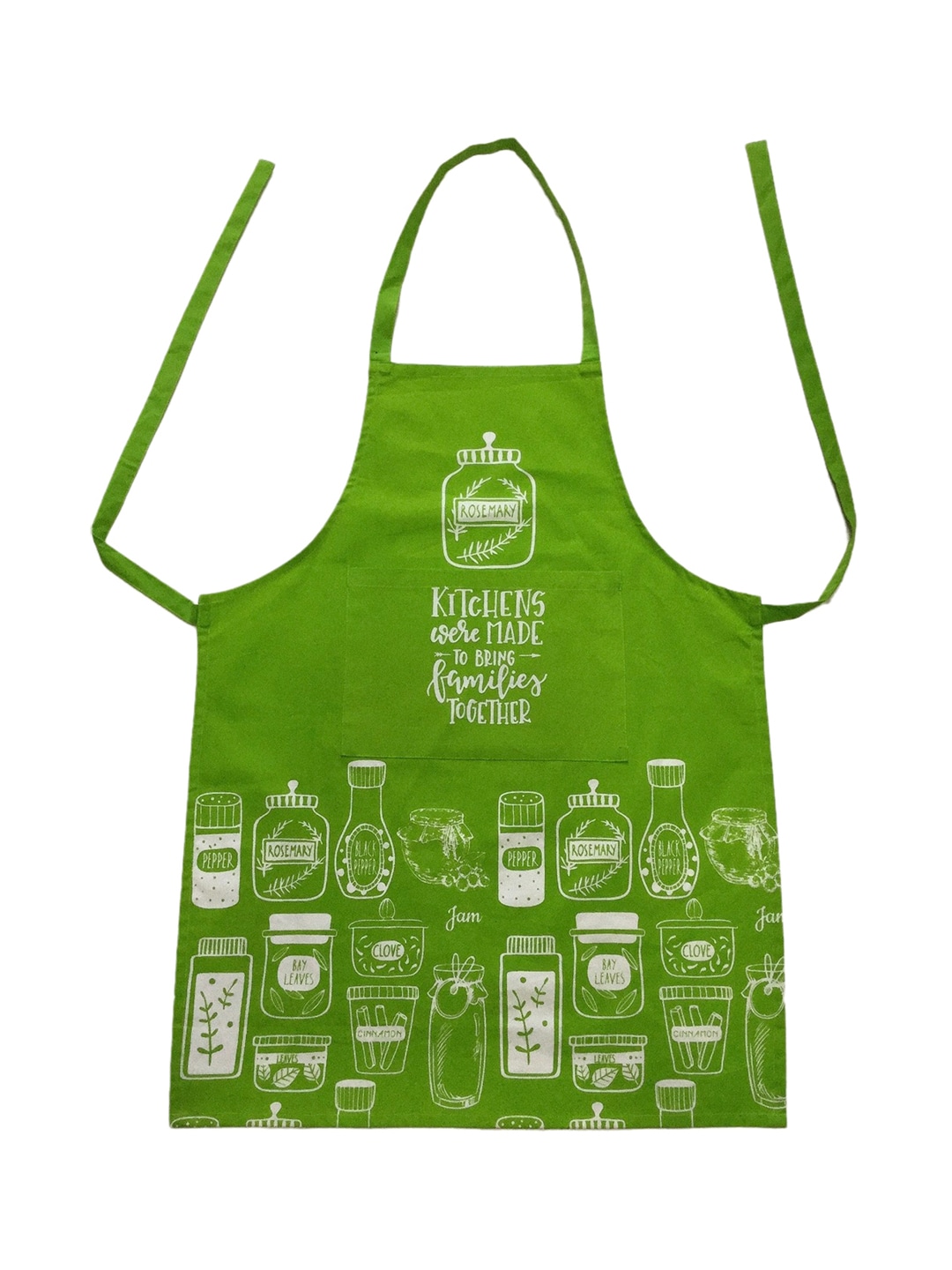 Lushomes Green Printed Pure Cotton Aprons Price in India
