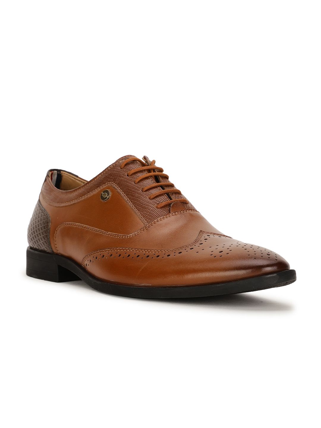 Bata Men Tan Colored Formal Oxford Shoes